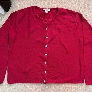 Cherokee Vibrant Red Knit Sweater